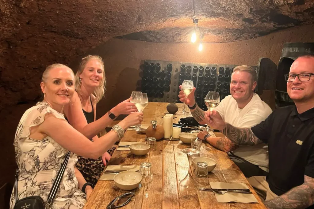 Cena a lume di candela alle Terme di Agrippa