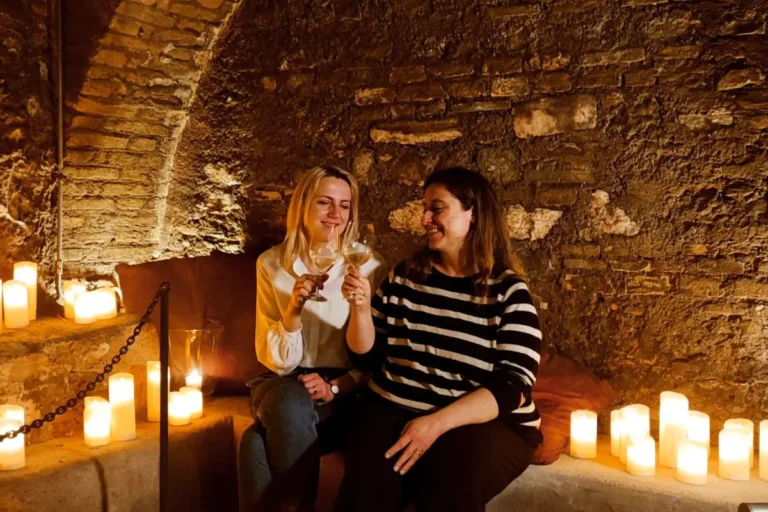 Cena a lume di candela alle Terme di Agrippa