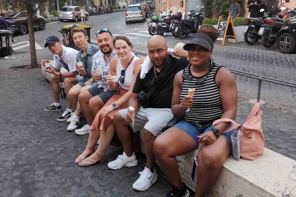 Pizza Walking Tour al tramonto a Monti, area Colosseo